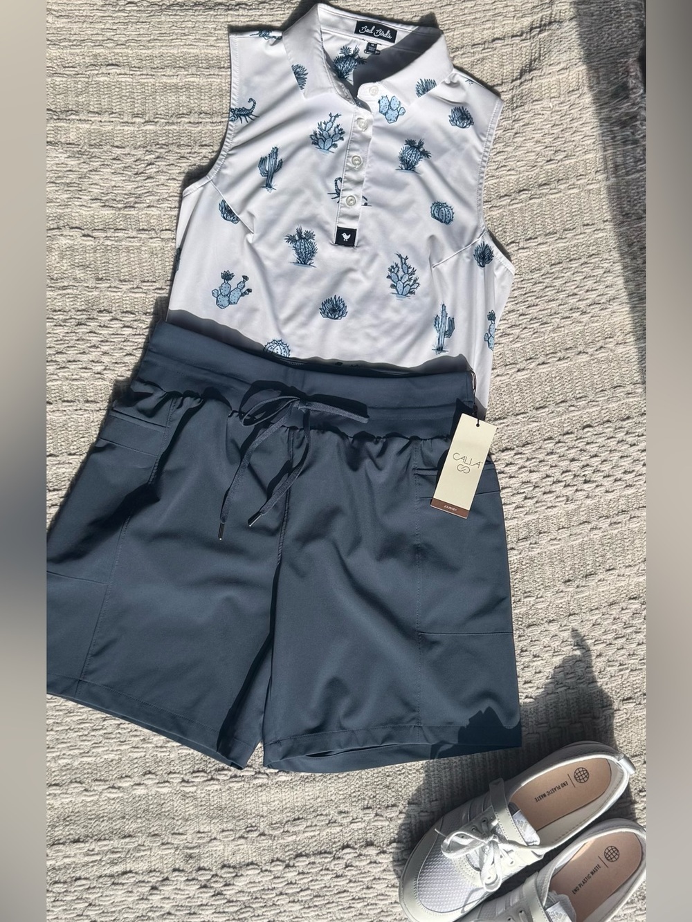 CALIA Journey Collection Mid Rise Relaxed Fit Shorts NWT Size Small